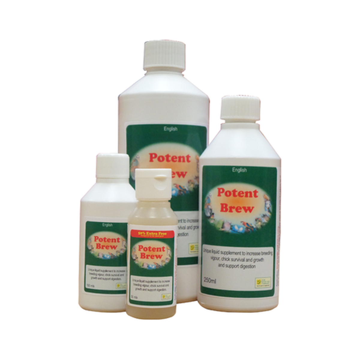 Potent Brew - Live liquid probiotic for birds